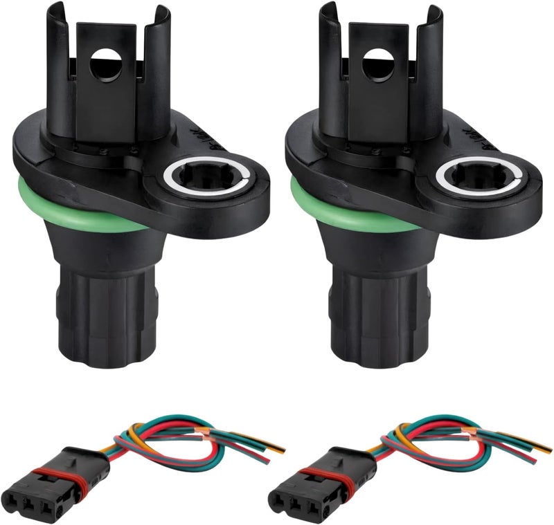 AUTO OCCASION 13627525014 2Pack Camshaft Position Sensor with Connector Replacement for BMW 528i 535i X6 325i 325xi 330i 330xi 328i 335i 1 Series M - Image 1
